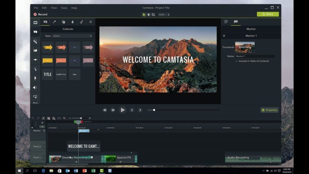 Camtasia Studio