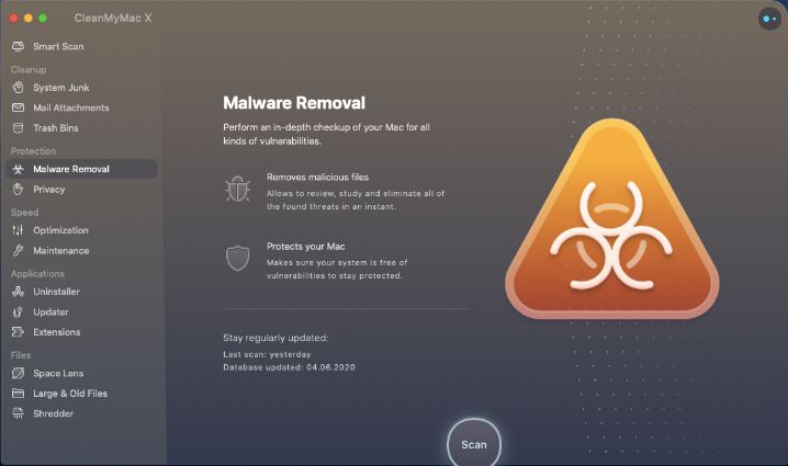 Malware Detection - Cleanmymac X pricing
