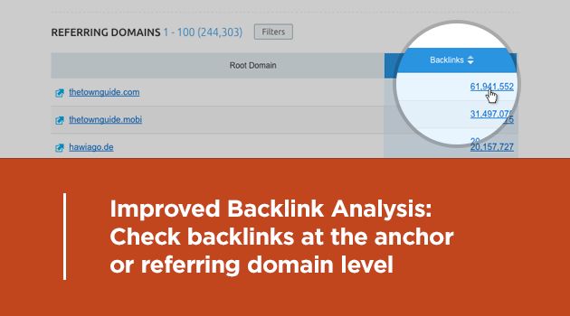 semrush Backlink Analysis