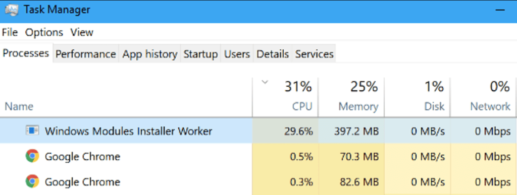 Windows Modules Installer Worker