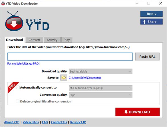 ytd downloader for pc windows 10