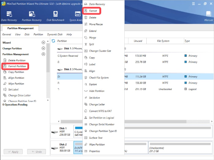 Format Partition