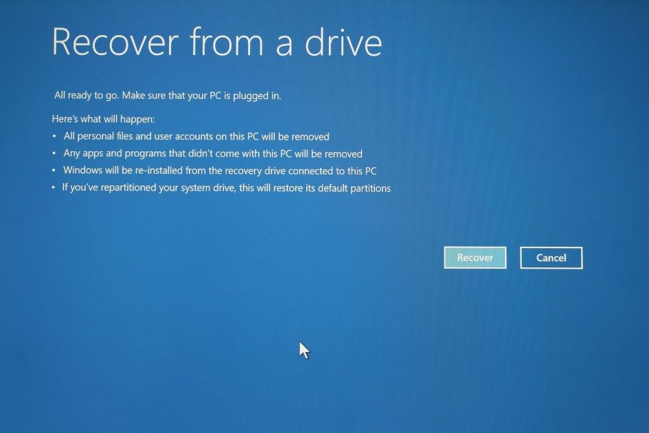 How To Create A Recovery Drive In Windows 10 Updated 2024