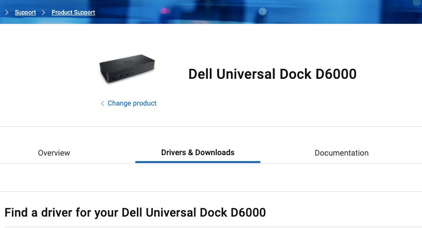 Dell Universal Dock D6000