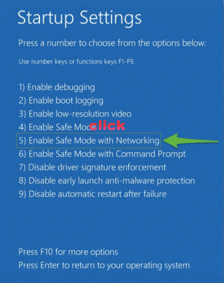 Safe Mode With Networking