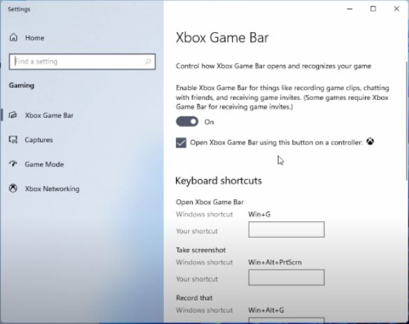 Xbox Game bar to record your screen