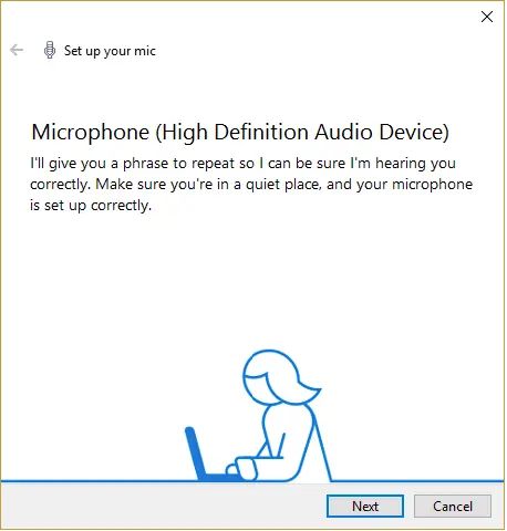 set up your microphone