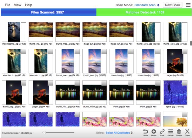 delete duplicate photographs