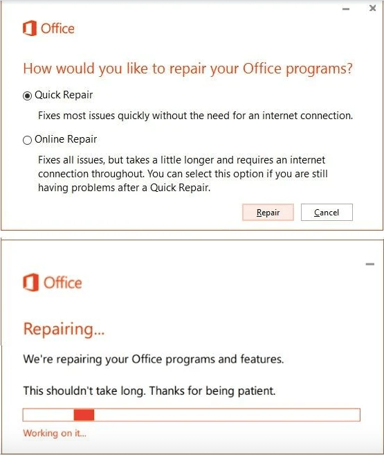 Outlook Error Cannot Connect to Server