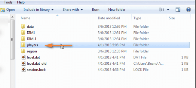 Playerdata folder