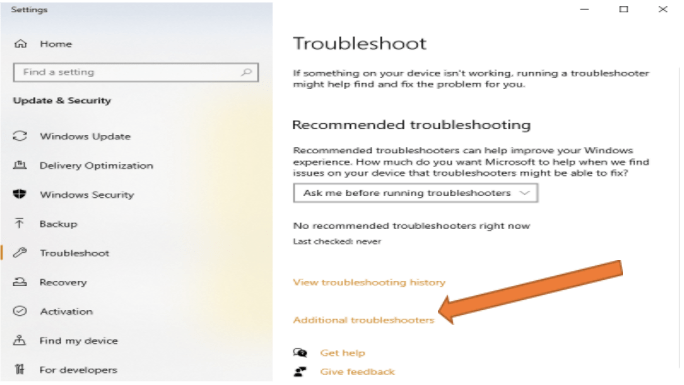 Troubleshoot