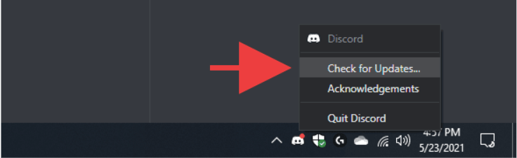 Update your Discord 