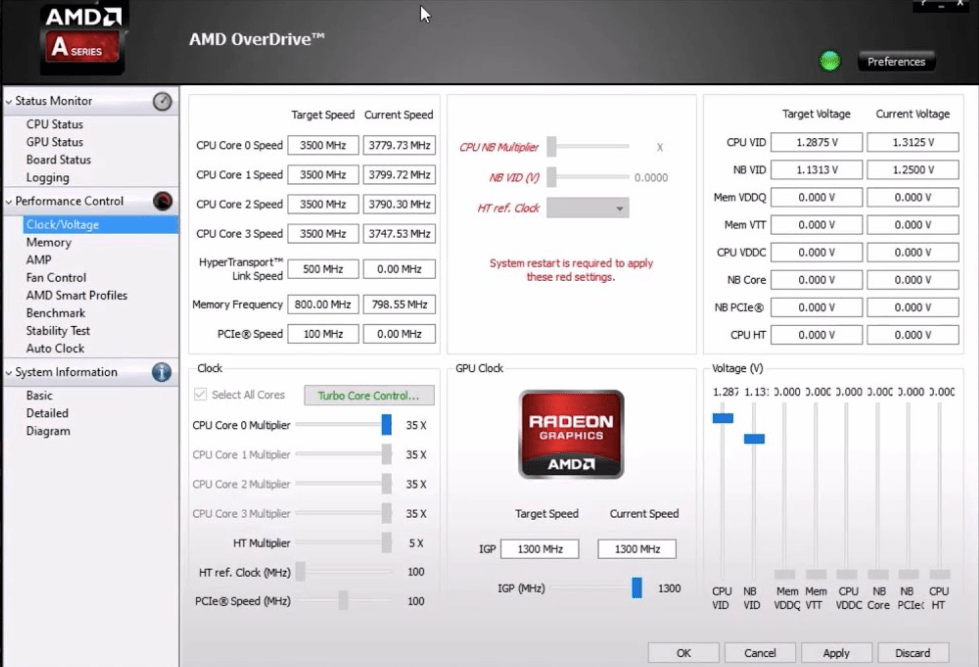 AMD Overdrive