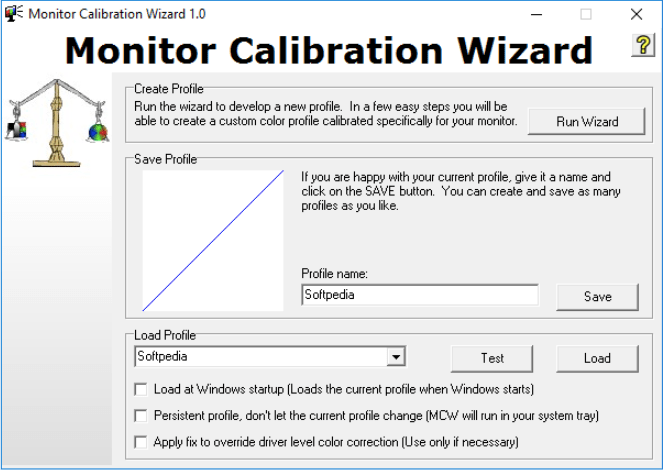 Monitor calibration wizard