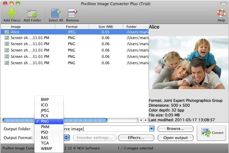 Pixillion Image Converter Software