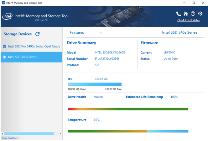 Intel Memory and Storage