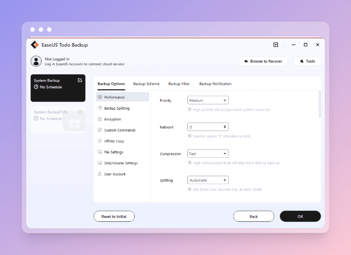 EaseUS Todo Backup 5