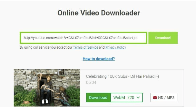 Method To Download Videos Directly From YouTube