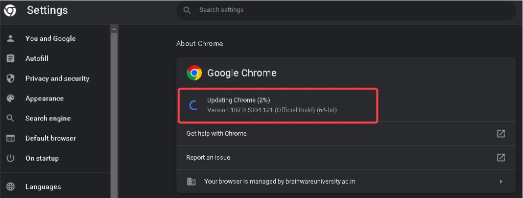 About Chrome