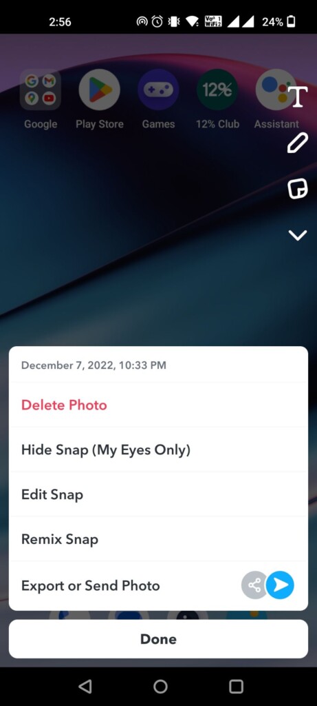 Remove Snapchat Filters