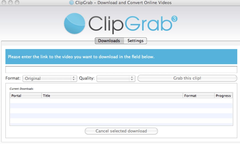 ClipGrab for mac