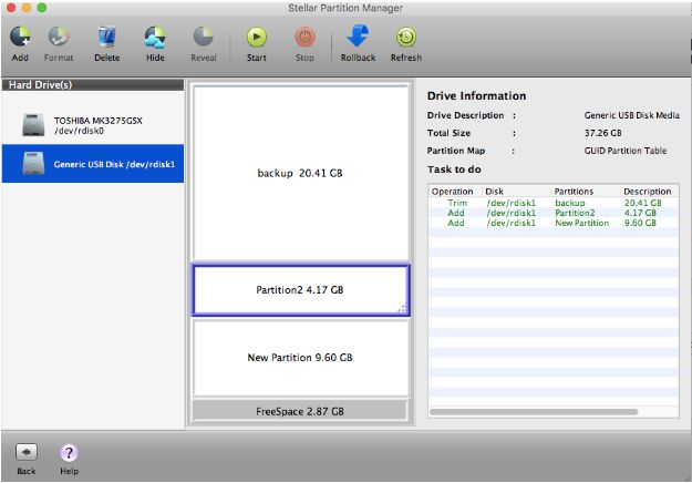 Stellar Partition Manager