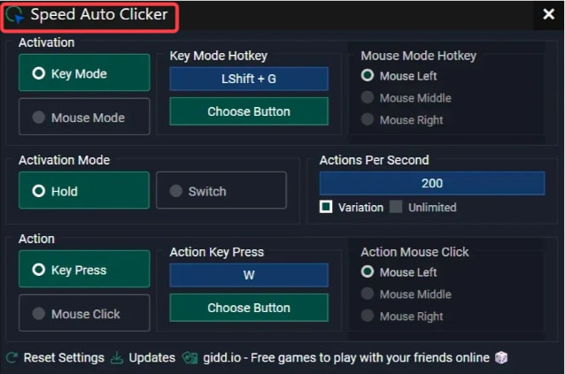 Speed Auto Clicker