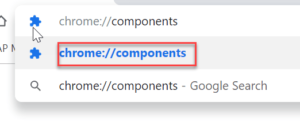 update google chrome components
