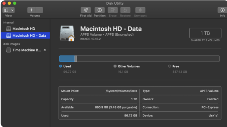 system report mac hard drive space 10.7