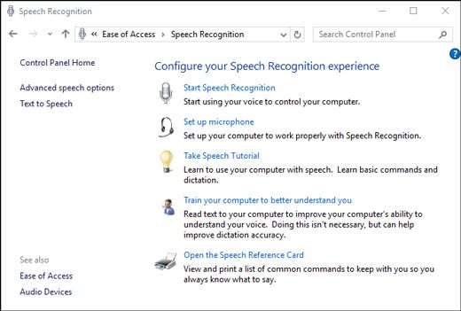dictation software for windows 10