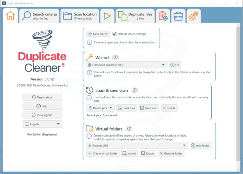 download the new Duplicate Cleaner Pro 5.20.1