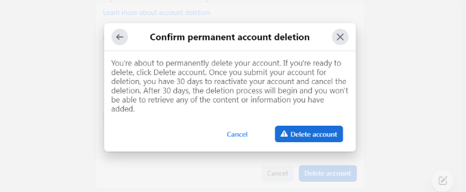 Recover Deleted Facebook Account